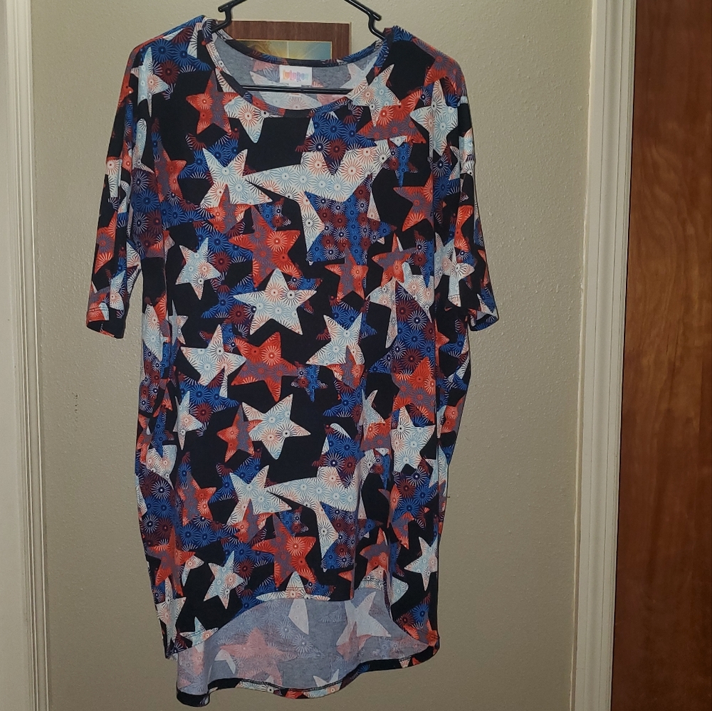 Patriotic Lularoe Irma - XS